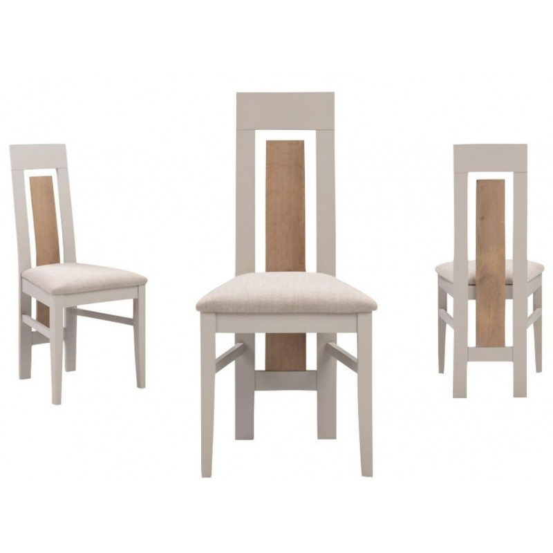 AM Rimini Painted D Chair Beige